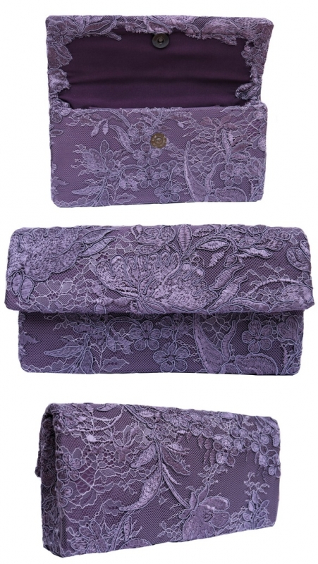 cocktail clutch kant zijde AvLCouture 1