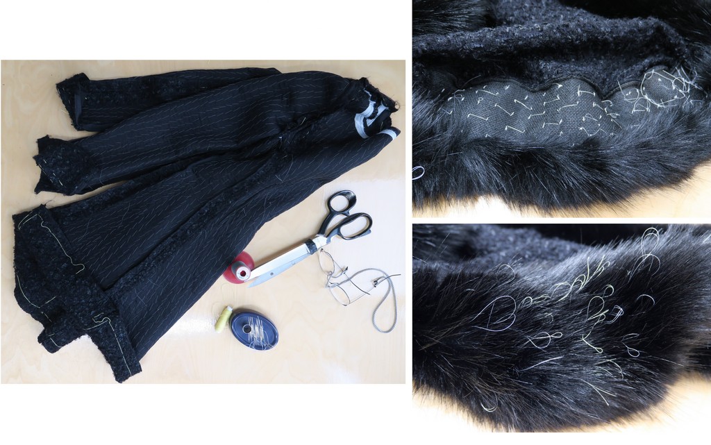 details chanel boucle jurkje stola fakefur borduursels AvLCouture